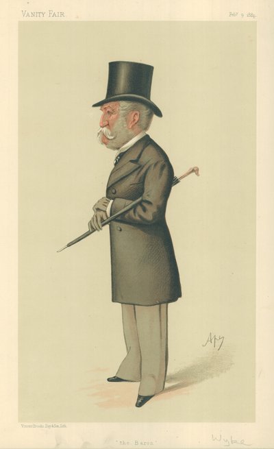 Sir Charles Lennox Wyke, Il Barone, 9 febbraio 1884, caricatura di Vanity Fair da Carlo Pellegrini